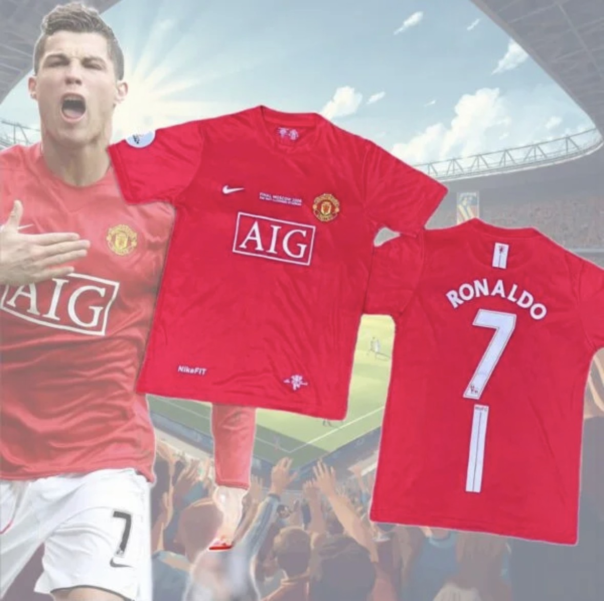 Ronaldo Man United 07-08