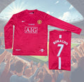 Ronaldo Man United 07-08 Long Sleeve
